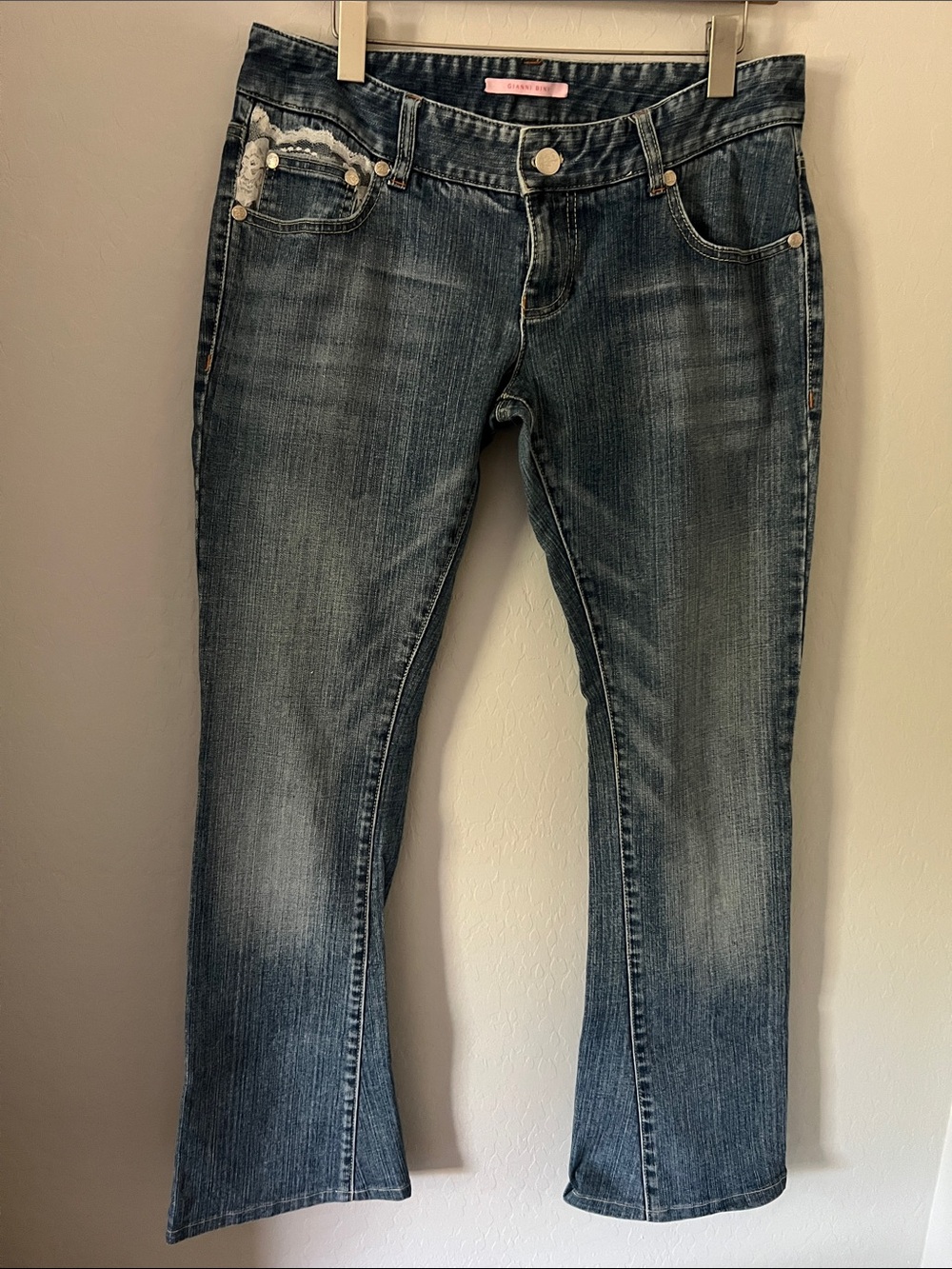 Gianni Bini Faded Blue Boot Cut Jeans Size 30